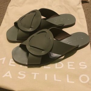 Mercedes Castillo Carlein slide sandal sz 37.5